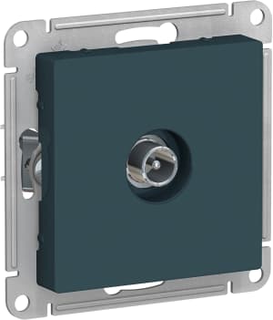 Розетка телевизионная проходная 4dB (Изумруд)