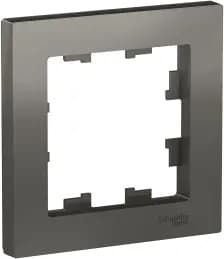 Рамка Systeme AtlasDesign, 1 пост (Сталь)