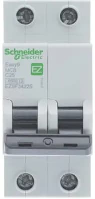 Автоматический выключатель Schneider Easy9 - 2P - 25A - C - 4.5kA - 2M