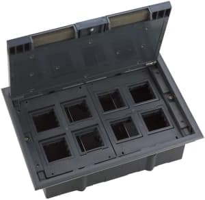 MultiDesk Люк на 16 модулей IP40 для фальшпола с монтажной коробкой, тип MDK10