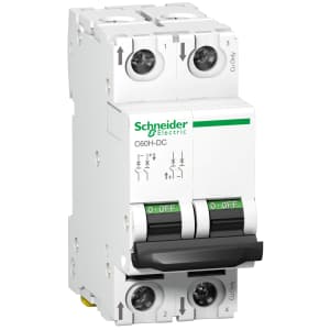 Автоматический выключатель Schneider Acti 9 C60H-DC - DC - 1P+N - 63A - C - 10kA - 4M - 440В