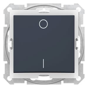 Двухполюсный выключатель IP44 (Графит)