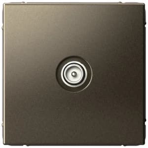 Розетка телевизионная оконечная (Мокко)