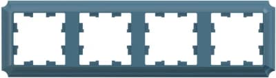 Рамка Systeme AtlasDesign Antique, 4 поста (изумруд)