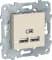 Розетка USB Unica New 2-местная (бежевый)