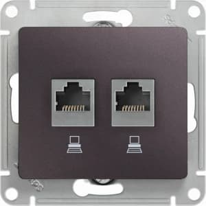 Розетка информационная Schneider Glossa (сиреневый туман)