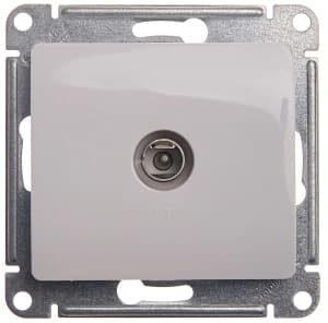 Розетка телевизионная проходная (Белый)