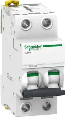 Автоматический выключатель Schneider Acti9 iC60N - 2P - 63A - C - 10kA - 4M - 400В