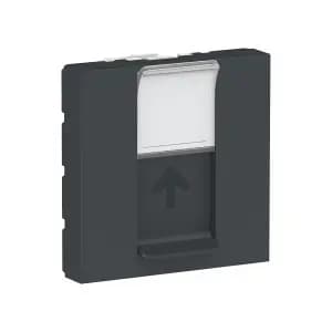 UNICA MODULAR ЛИЦ. ПАНЕЛЬ RJ45, одиночная, без коннектора, 2 модуля, БЕЖЕВЫЙ