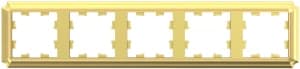 Рамка Systeme AtlasDesign Antique, 5 постов (золото)