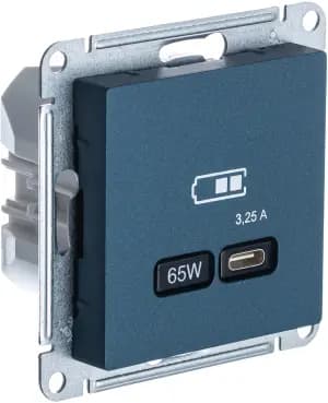 Зарядное устройство USB Schneider, USB-C 3.25A 65Вт, 3.25A (Изумруд)