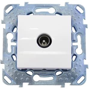 Розетка телевизионная обычная (белый)