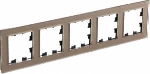 Рамка Systeme AtlasDesign Nature, 5 постов (Шампань (стекло))