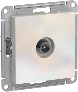 Розетка телевизионная обычная (Жемчуг)