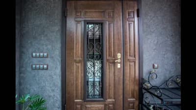 Рамка Unica Топ, 1 пост - табачное дерево с вставкой графит