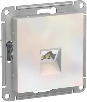 Розетка информационная RJ45 категория 5e (Жемчуг)