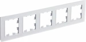 Рамка Systeme AtlasDesign Nature, 5 постов (Матовое белое стекло)