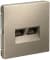 GAL000588 Розетка информационная RJ45 двойная категория 6a Systeme ArtGallery (Шампань)
