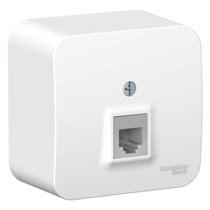 Розетка телефонная Schneider Blanca (белый)