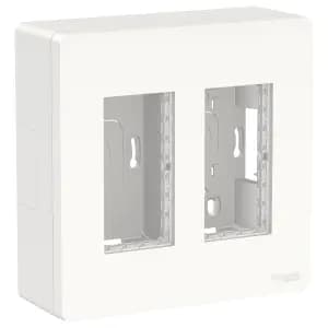 UNICA SYSTEM+ БЛОК открытой установки 2х2 БЕЛЫЙ