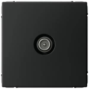 Розетка телевизионная оконечная (Карбон)