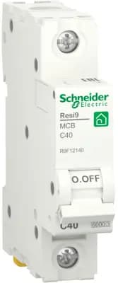 Автоматический выключатель Schneider Resi9 - 1P - 40A - C - 6kA - 1M