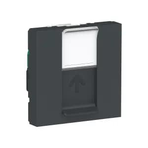 Розетка информационная Schneider Unica Modular (антрацит)