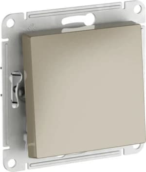 Одноклавишный выключатель на автозажимах (Шампань)