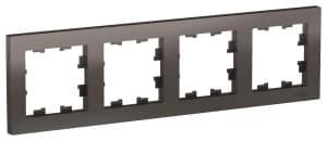 Рамка Systeme AtlasDesign, 4 поста (Мокко)