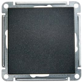 Выключатели одноклавишные Schneider W59 (Чёрный бархат)