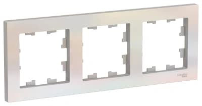 Рамка Systeme AtlasDesign, 3 поста (Жемчуг)