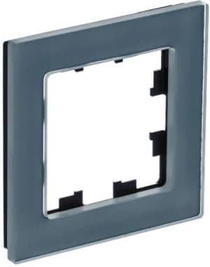 Рамка Systeme AtlasDesign Nature, 1 пост (Натуральное стекло, грифель)