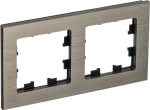 Рамка Systeme AtlasDesign Nature, 2 поста (Латунь)