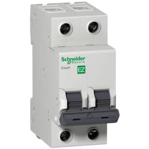 Автоматический выключатель Schneider Easy9 - 2P - 6A - C - 4.5kA - 2M