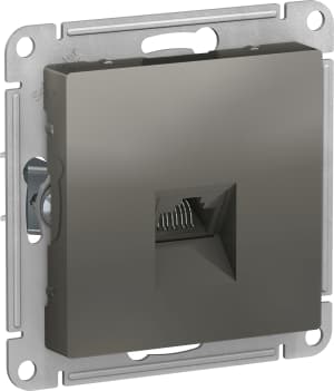 Розетка информационная RJ45 категория 5e (Сталь)