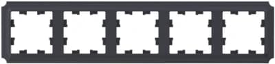 Рамка Systeme AtlasDesign Antique, 5 постов (карбон)