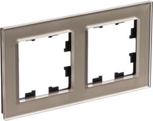 Рамка Systeme AtlasDesign Nature, 2 поста (Шампань (стекло))