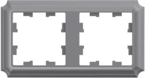 Рамка Systeme AtlasDesign Antique, 2 поста (сталь)