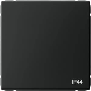 Влагозащищенный одноклавишный переключатель IP44 (Карбон)
