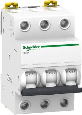 Автоматический выключатель Schneider Acti9 iK60 - 3P - 32A - C - 6kA - 3M - 400В