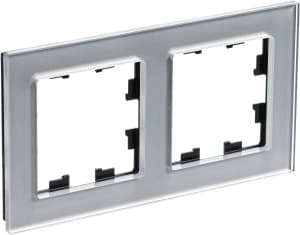 Рамка Systeme AtlasDesign Nature, 2 поста (Алюминий (стекло))