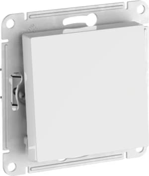 Влагозащищенный одноклавишный переключатель Systeme AtlasDesign на автозажимах IP44 (Белый)