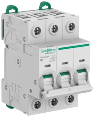Systeme9 Автоматический выключатель (АВ) D 1A 3P 6kA 400В