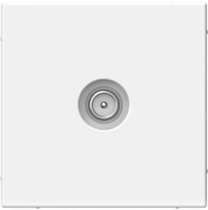 Розетка телевизионная оконечная (Белый)