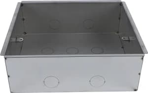 MultiDesk Коробка монтажная для бетонных полов для люка на 12 модулей СТАЛЬ