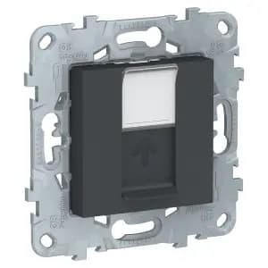 Розетка информационная Schneider Unica New (антрацит)