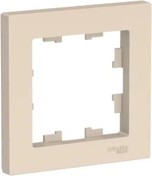 Рамка Systeme AtlasDesign, 1 пост, Бежевая