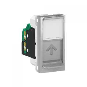Розетка информационная Schneider Unica Modular (алюминий)