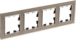 Рамка Systeme AtlasDesign Nature, 4 поста (Шампань (стекло))