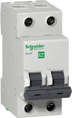 Автоматический выключатель Schneider Easy9 - 2P - 63A - C - 4.5kA - 2M